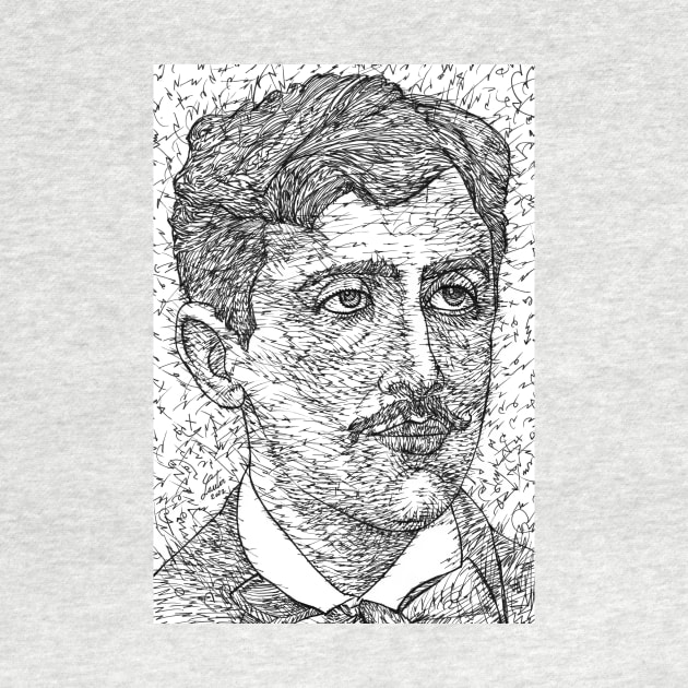 MARCEL PROUST ink portrait .1 by lautir